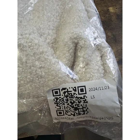 Cozy Cream Hooded Jumpsuit - Picture 10 of 10